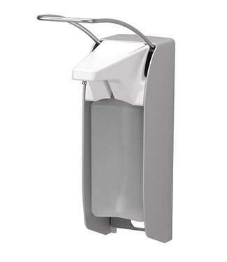 MediQo-line MediQo-line Zeep- & desinfectiemiddeldispenser 500 ml LB aluminium - ingo-man plus versie