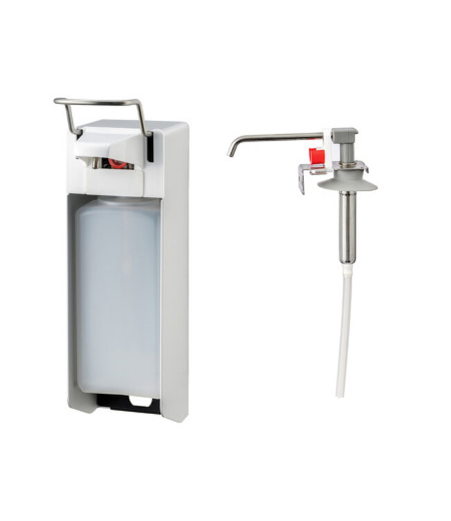 MediQo-line Zeep- & desinfectiemiddeldispenser 1000 ml KB aluminium