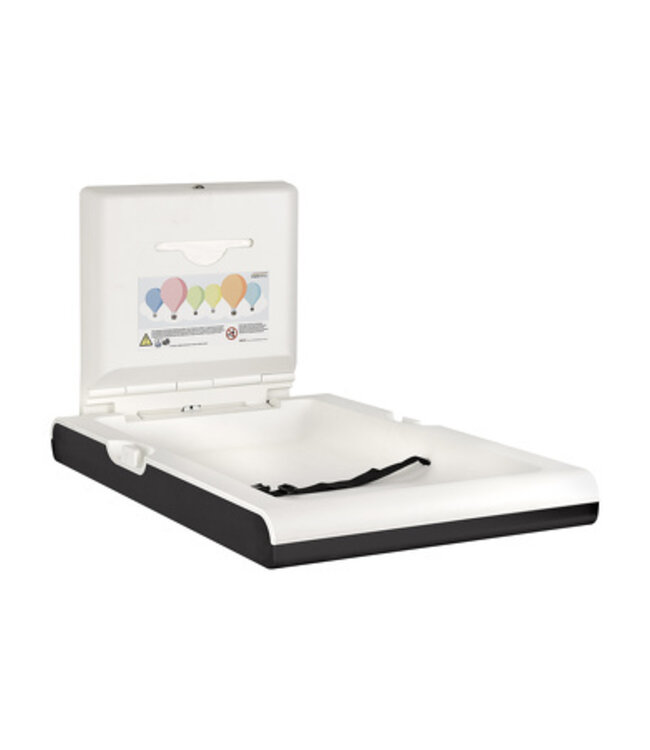 Mediclinics Babyverschoontafel verticaal zwart