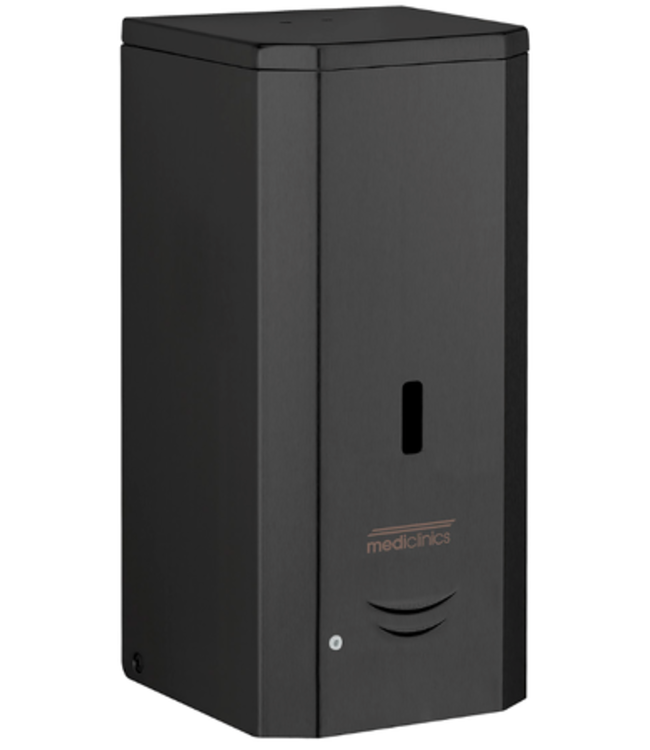 Mediclinics Zeepdispenser automatisch RVS zwart 1000 ml