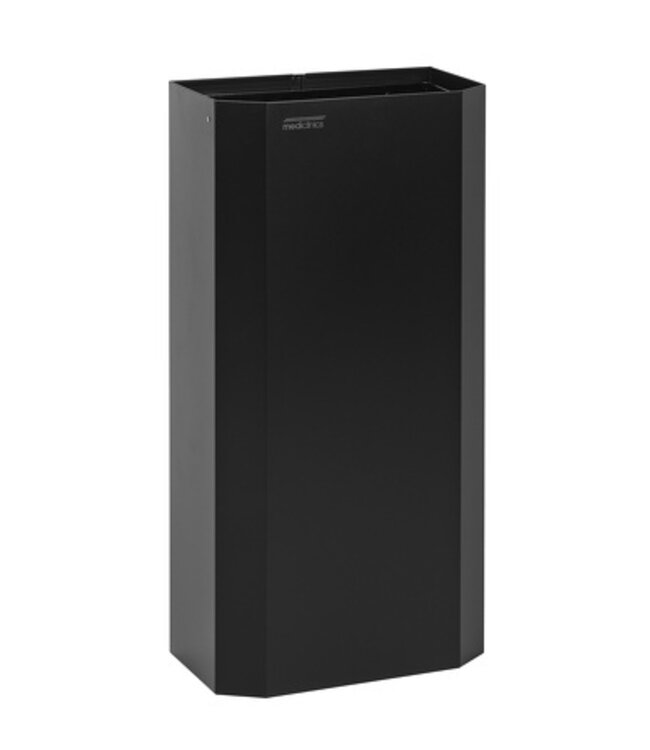 Mediclinics Afvalbak open 40 liter zwart