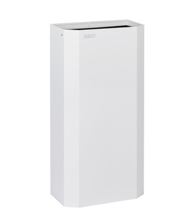 Mediclinics Afvalbak open 40 liter wit