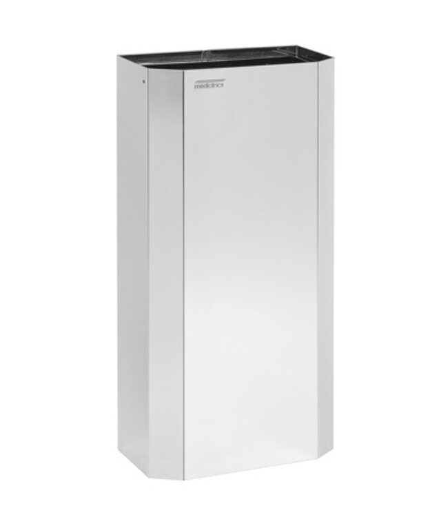 Mediclinics Mediclinics Afvalbak open 40 liter hoogglans