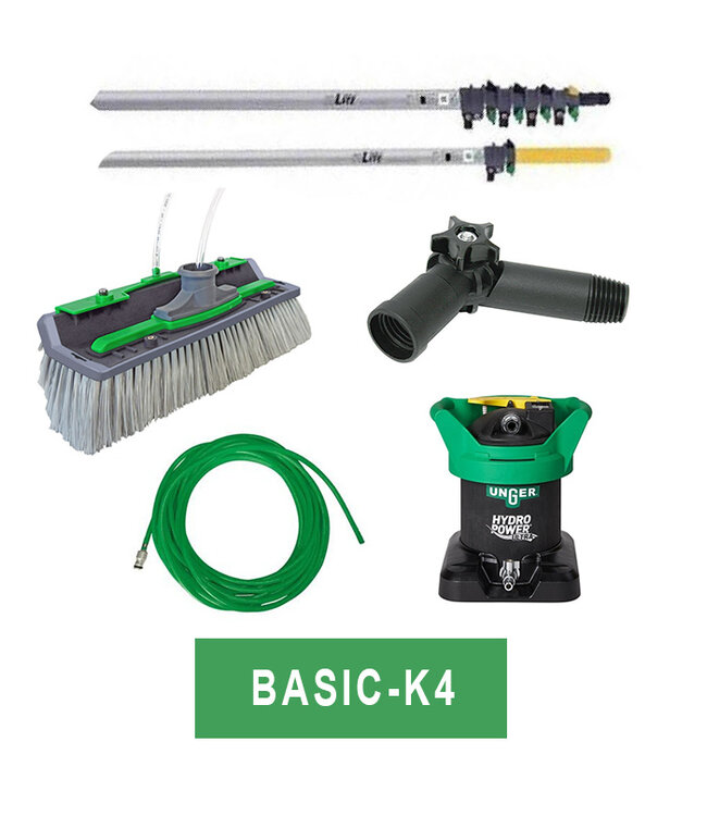 Unger Basic Gevel/kunststof Set 9m + filter