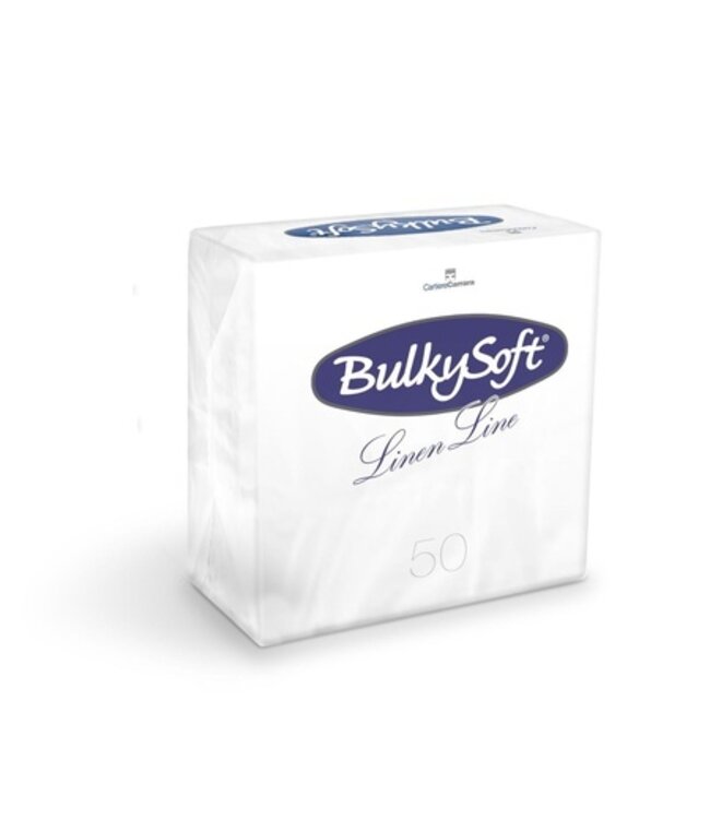 BulkySoft® Servetten wit Airlaid 1laags