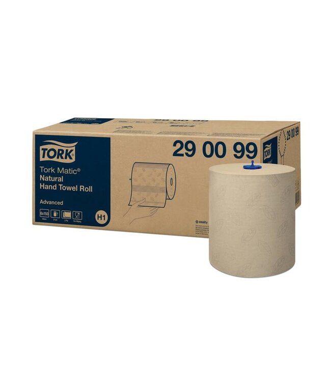 Tork Matic® Naturel Handdoekrol, 150mtr/21cm, naturel, 6rol/doos