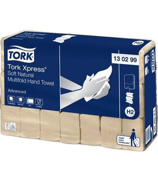 Tork Naturel Xpress® Zachte Multifold Handdoek, 2-laags, naturel, 3.780st