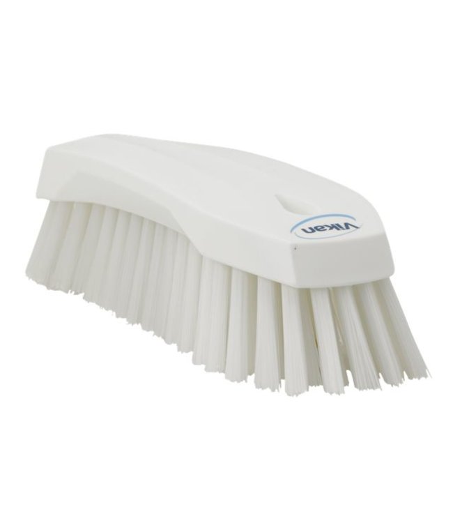 Vikan Grote werkborstel polyester vezels, hard 200x70x60mm wit