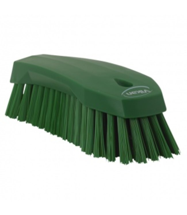 Vikan Grote werkborstel polyester vezels, hard 200x70x60mm groen