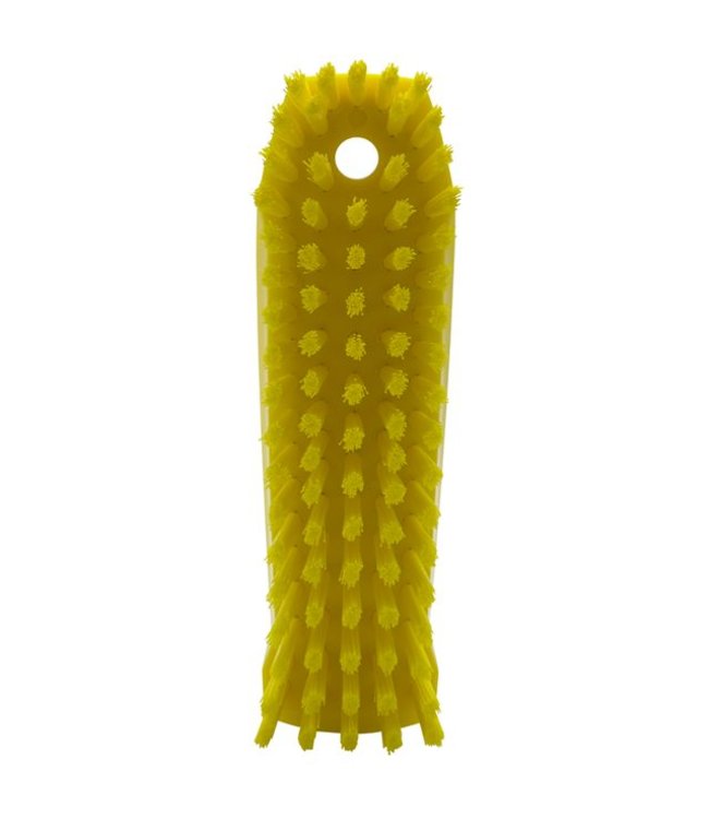 Vikan Kleine werkborstel polyester vezels, medium 165x50x45mm geel