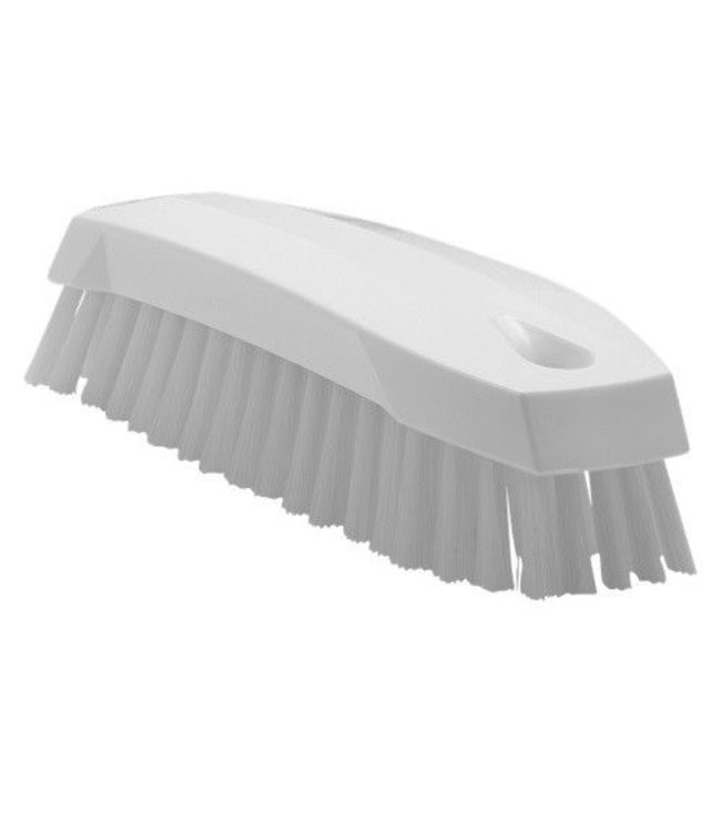 Vikan Kleine werkborstel polyester vezels, medium 165x50x45mm wit