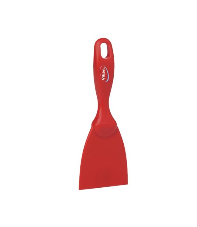 Vikan Rechte handschraper smal, 75x18x210mm, rood