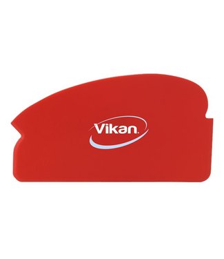 Vikan Vikan Flexibele handschraper, 165x2x92mm, 10 stuks, rood