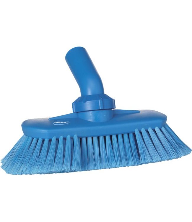 Vikan, Hoekverstelbare borstel met watertoevoer,190x147x70mm blauw