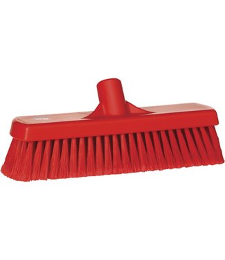 Vikan Vikan, Zachte splitvloerveger, superzacht, 410x125x85mm, rood