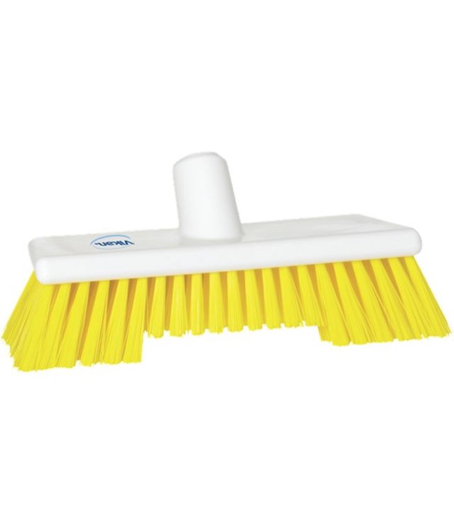 Vikan, Harde luiwagen met langere zijvezels, 245x105x80mm, geel