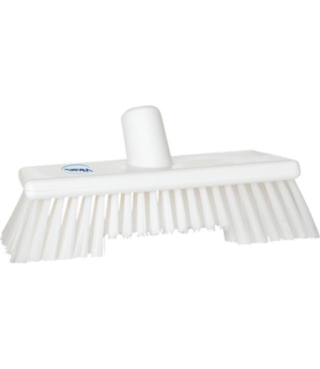 Vikan, Harde luiwagen met langere zijvezels, 245x105x80mm, wit