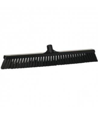 Vikan Vikan, Zachte veger breed ,610x125x65mm, zwart