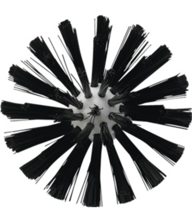Vikan Pijpborstel, steelmodel, ø103 mm, medium, zwart