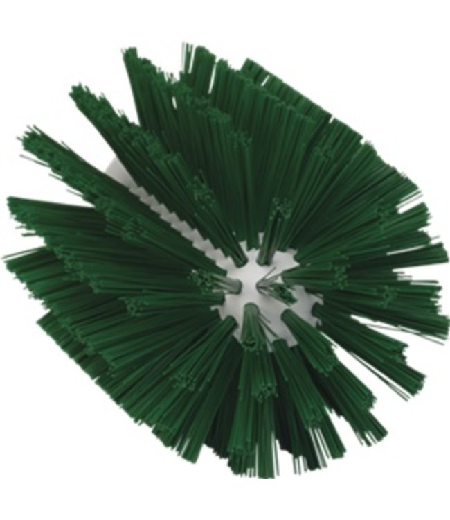 Vikan Pijpborstel, steelmodel, ø103 mm, medium, groen