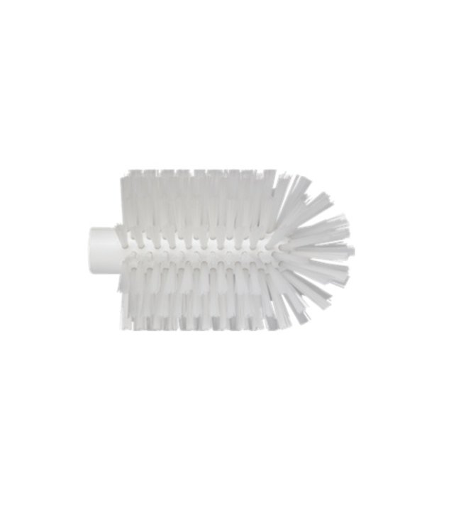 Vikan Pijpborstel, steelmodel, ø103 mm, medium, wit