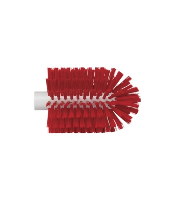 Vikan Pijpborstel, steelmodel, ø103 mm, medium, rood