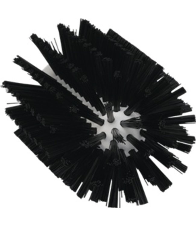 Vikan Pijpborstel, steelmodel, ø90 mm, medium, zwart