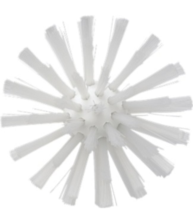 Vikan Pijpborstel, steelmodel, ø90 mm, medium, wit