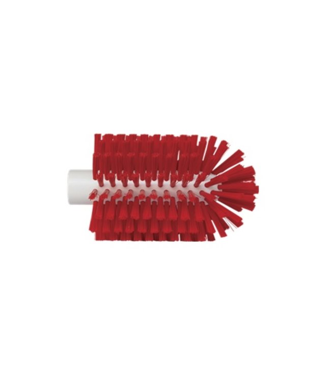 Vikan Pijpborstel, steelmodel, ø90 mm, medium, rood