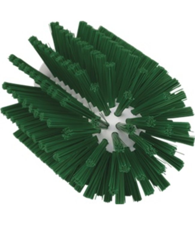 Vikan Pijpborstel, steelmodel, ø90 mm, medium, groen