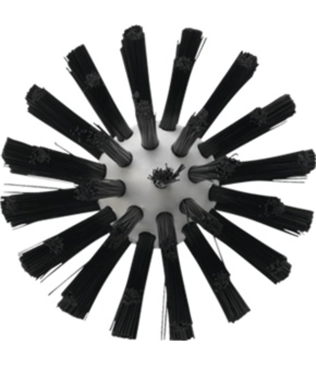Vikan Pijpborstel, steelmodel, ø77 mm, medium, zwart
