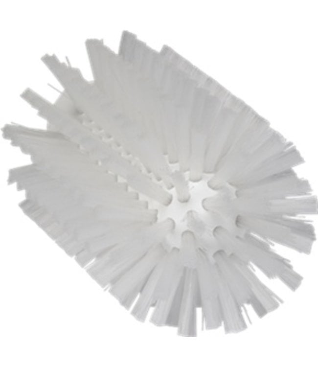 Vikan Pijpborstel, steelmodel, ø77 mm, medium, wit