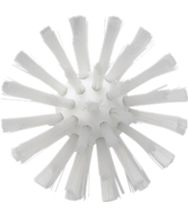Vikan Pijpborstel, steelmodel, ø77 mm, medium, wit