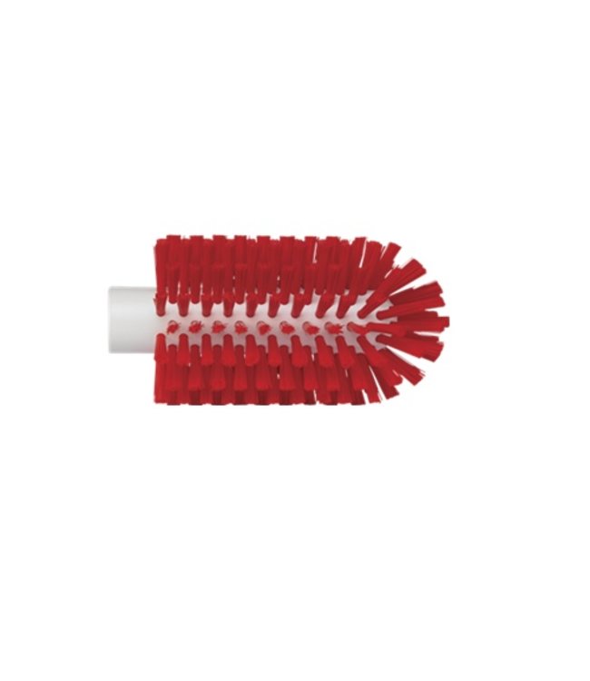Vikan Pijpborstel, steelmodel, ø77 mm, medium, rood