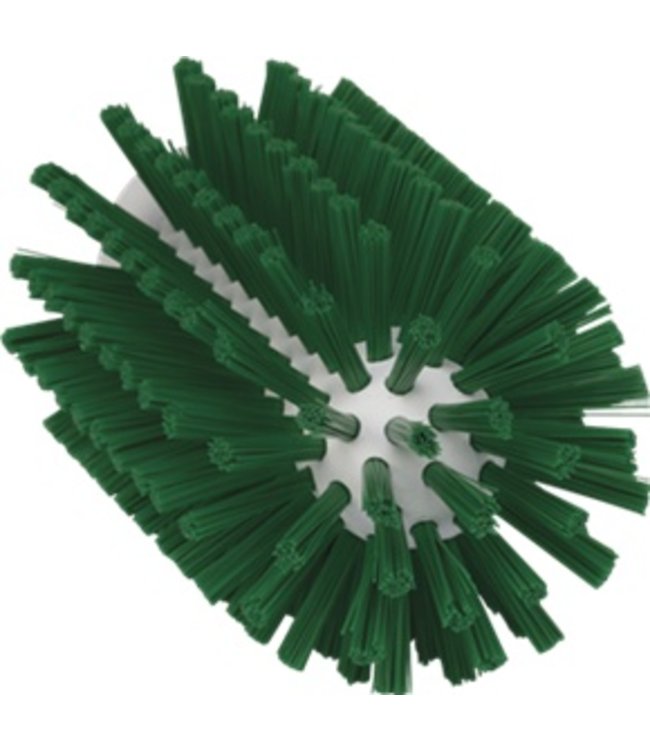 Vikan Pijpborstel, steelmodel, ø77 mm, medium, groen