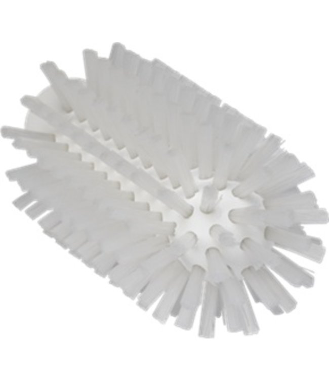 Vikan Pijpborstel, steelmodel, ø63 mm, hard, wit