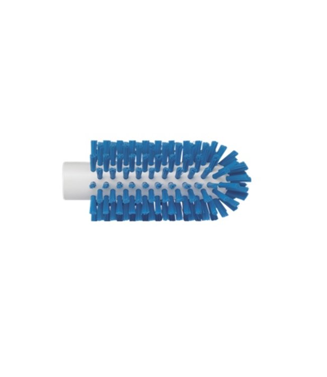 Vikan Pijpborstel, steelmodel, ø63 mm, hard, blauw