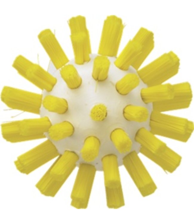 Vikan Pijpborstel, steelmodel, ø50 mm, hard, geel