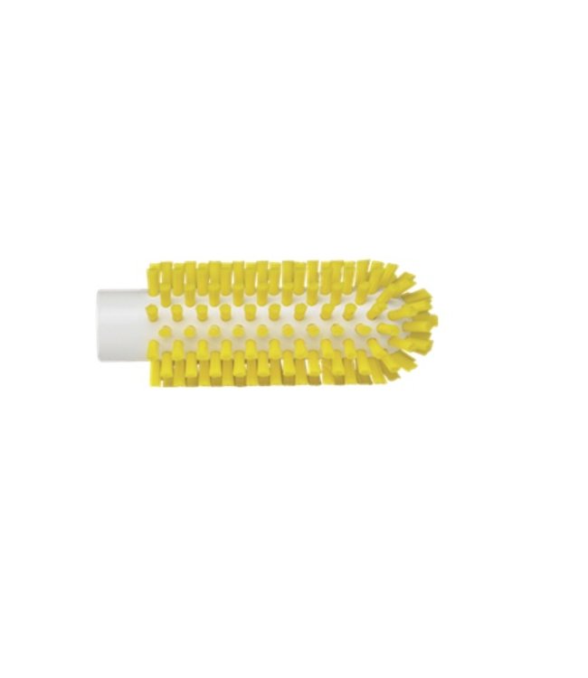 Vikan Pijpborstel, steelmodel, ø50 mm, hard, geel