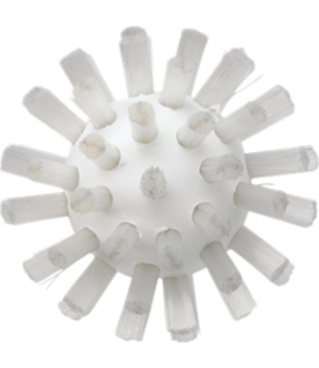 Vikan Pijpborstel, steelmodel, ø50 mm, hard, wit