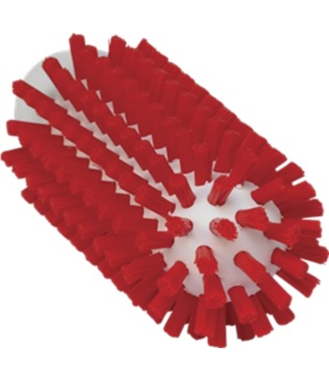 Vikan Pijpborstel, steelmodel, ø50 mm, hard, rood