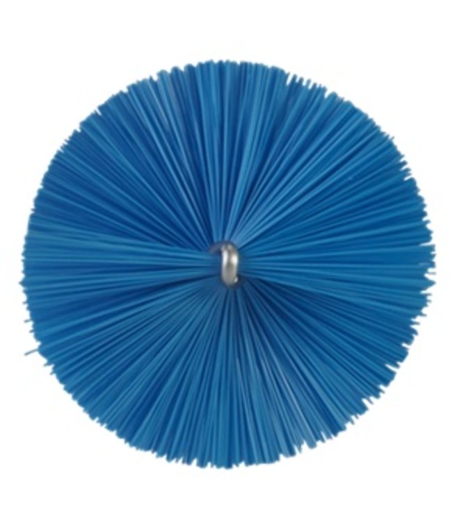 Vikan Pijpenborstel met handvat, 60 mm, medium, blauw