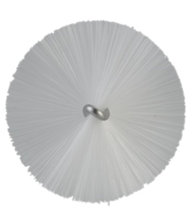 Vikan Pijpenborstel met handvat, 40 mm, medium, wit