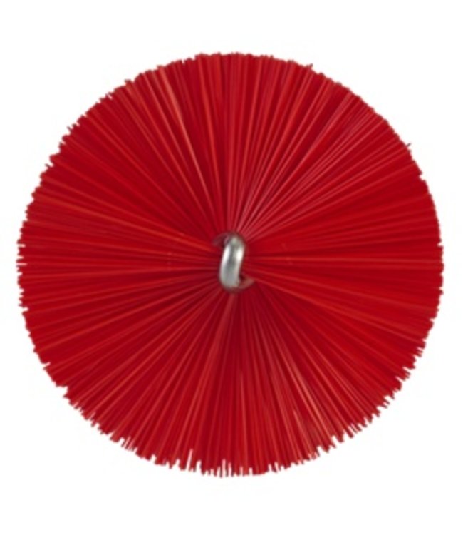 Vikan Pijpenborstel met handvat, 40 mm, medium, rood