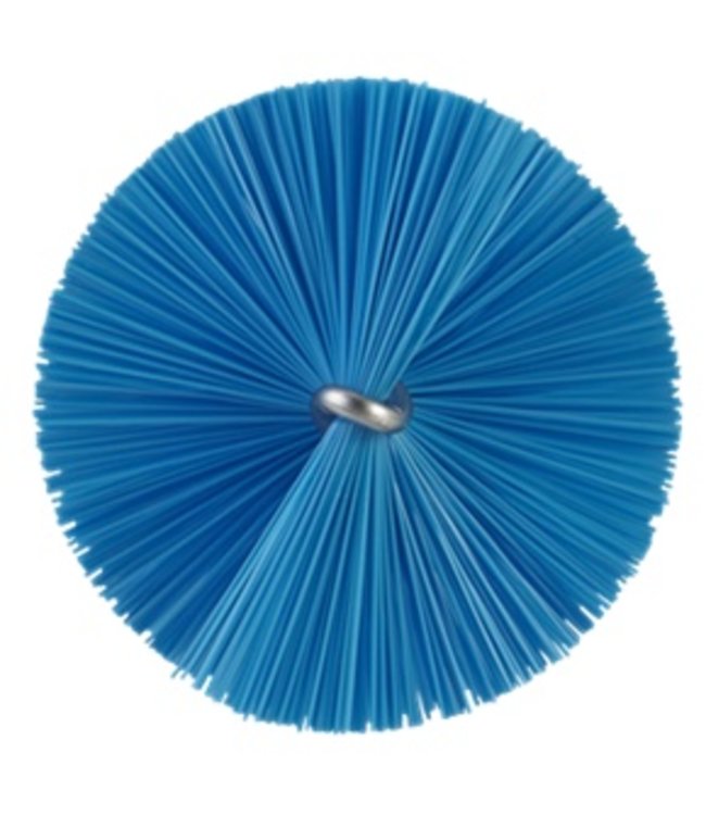 Vikan Pijpenborstel met handvat, 40 mm, medium, blauw