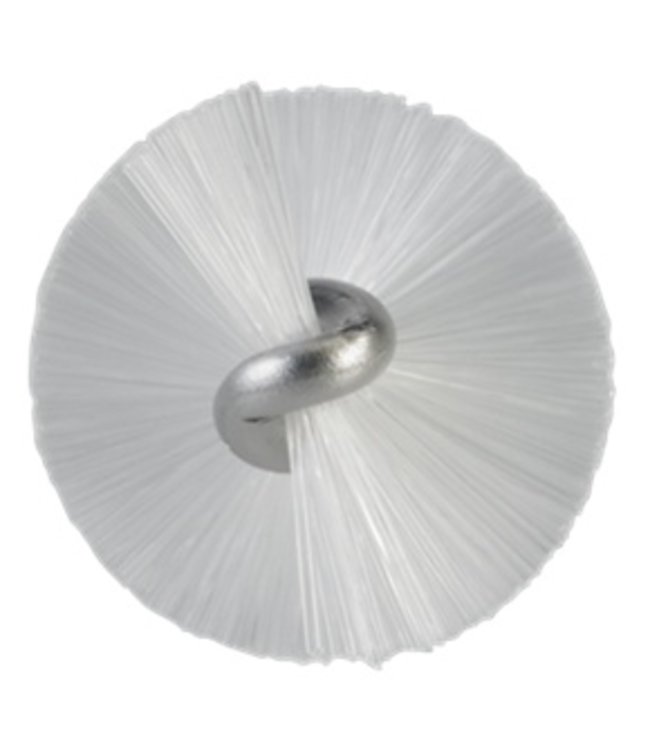 Vikan Pijpenborstel met handvat, 20 mm, medium, wit