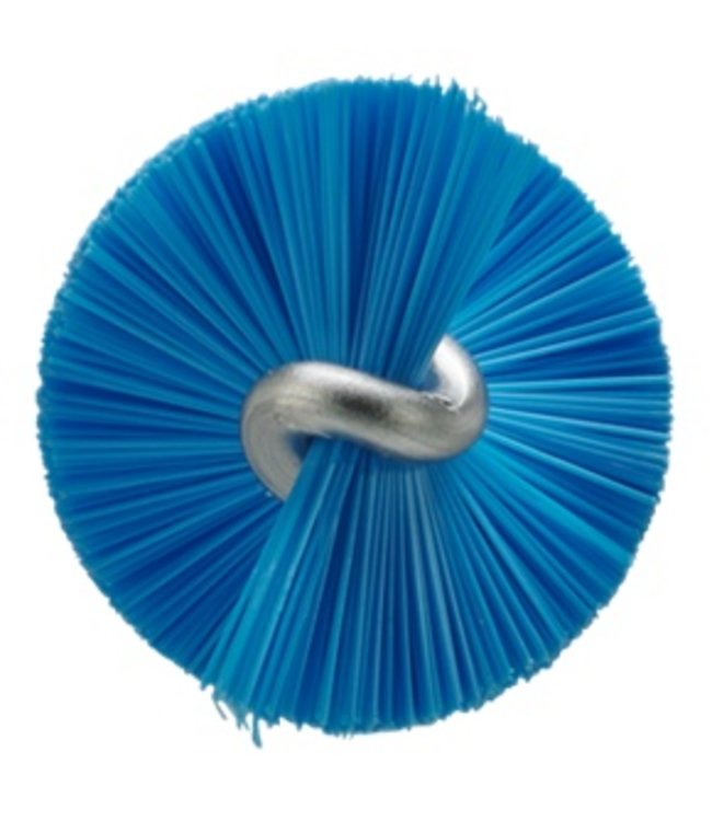 Vikan Pijpenborstel met handvat, 20 mm, medium, blauw