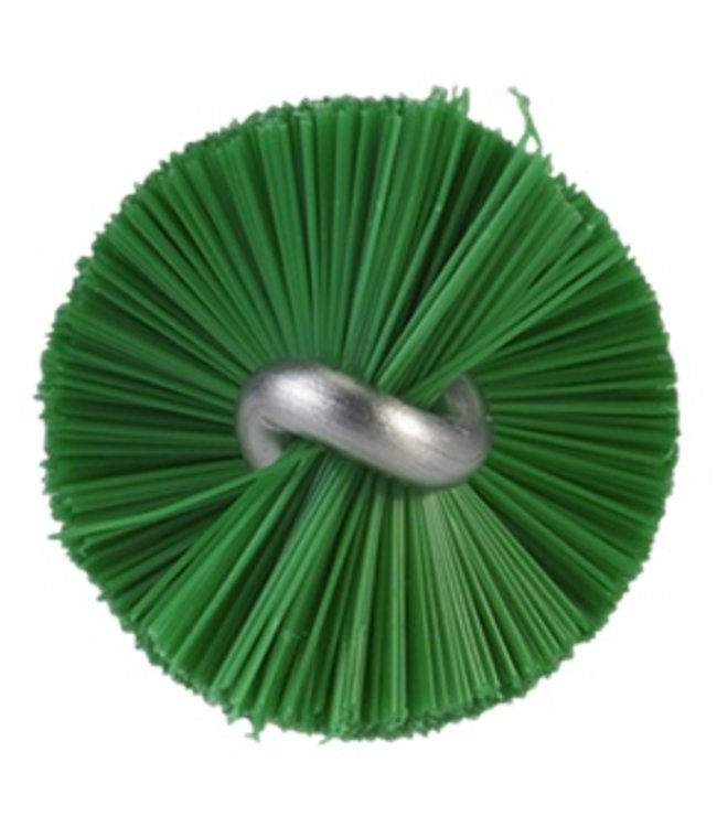 Vikan Pijpenborstel met handvat, 20 mm, medium, groen