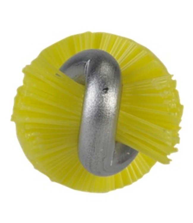 Vikan Pijpenborstel met handvat, 10 mm, hard, geel