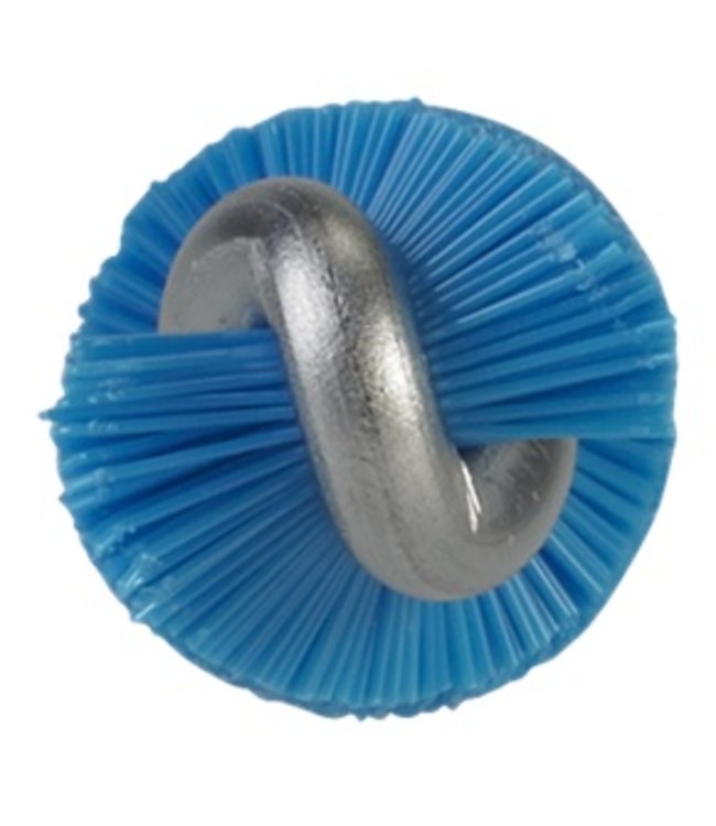 Vikan Pijpenborstel met handvat, 10 mm, hard, blauw